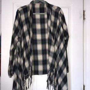 Flannel Kimono Top